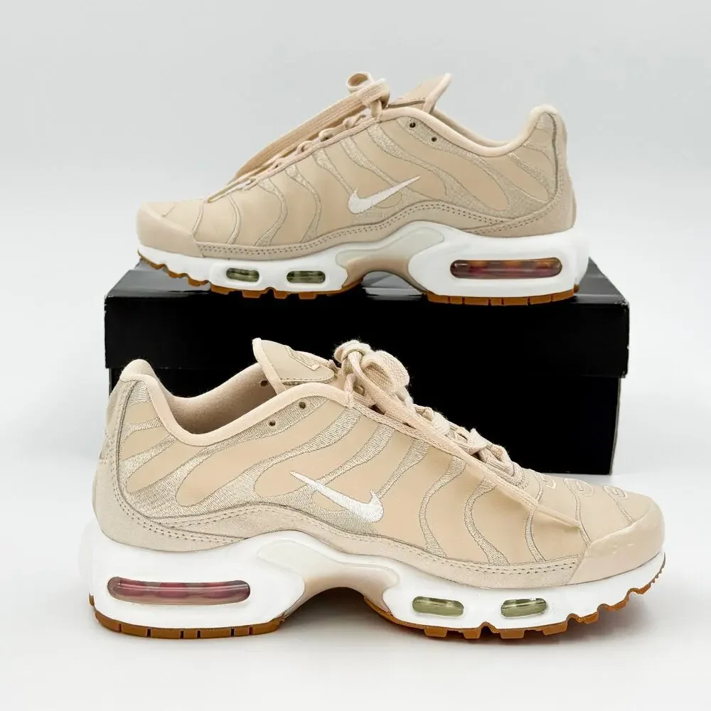 Nike Air Max Plus Premium Women's 6.5 Vachetta Tan Gum White Leather DZ2832-200